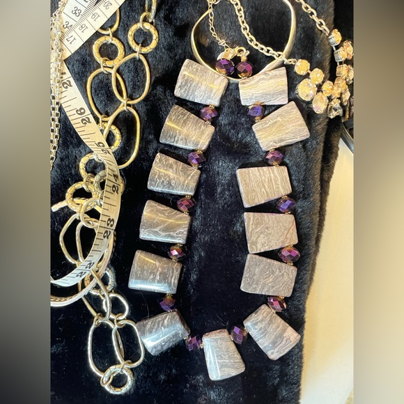 💜Great USED condition Vintage Donna Dressler 925 necklace. - Picture 6 of 6